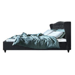 Artiss Bed Frame Queen Size Charcoal PIER - Furniture > Bedroom > Beds & Bed Frames
