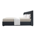 Artiss Bed Frame Queen Size Gas Lift Charcoal ISSA - Furniture > Bedroom