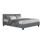 Artiss Bed Frame Queen Size Grey NEO - Furniture > Bedroom