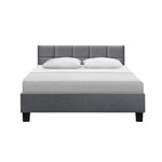 Artiss Bed Frame Queen Size Grey TINO - Furniture > Bedroom