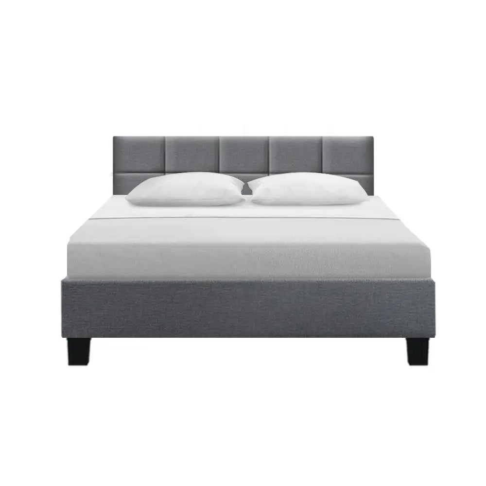 Artiss Bed Frame Queen Size Grey TINO - Furniture > Bedroom