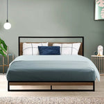 Artiss Bed Frame Queen Size Metal Frame DANE - Furniture > Bedroom