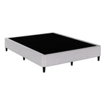 Artiss Bed Frame Queen Size Metal Grey MASON - Furniture > Bedroom > Beds & Bed Frames