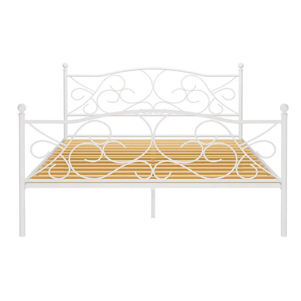 Artiss Bed Frame Queen Size Metal Bed Frame GROA - Furniture > Bedroom > Beds & Bed Frames