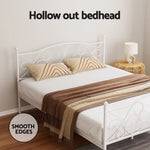 Artiss Bed Frame Queen Size Metal Bed Frame GROA - Furniture > Bedroom > Beds & Bed Frames