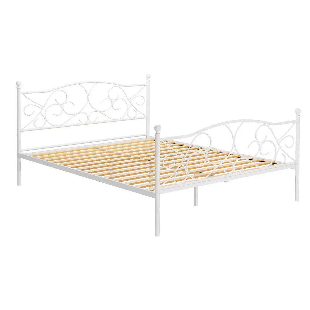 Artiss Bed Frame Queen Size Metal Bed Frame GROA - Furniture > Bedroom > Beds & Bed Frames