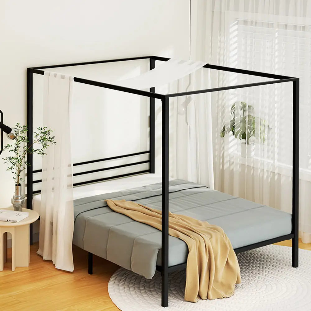 Artiss Bed Frame Queen Size Metal Frame POCHY - Furniture > Bedroom
