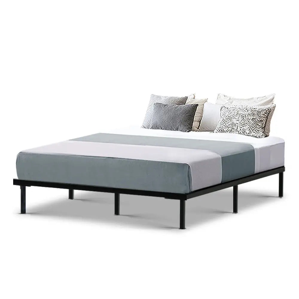 Artiss Bed Frame Queen Size Metal Frame TED - Furniture > Bedroom