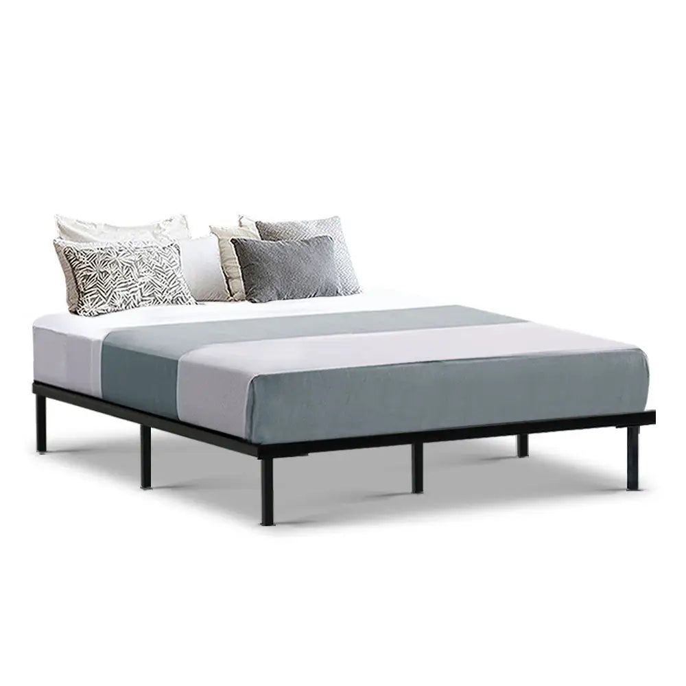 Artiss Bed Frame Queen Size Metal Frame TED - Furniture > Bedroom