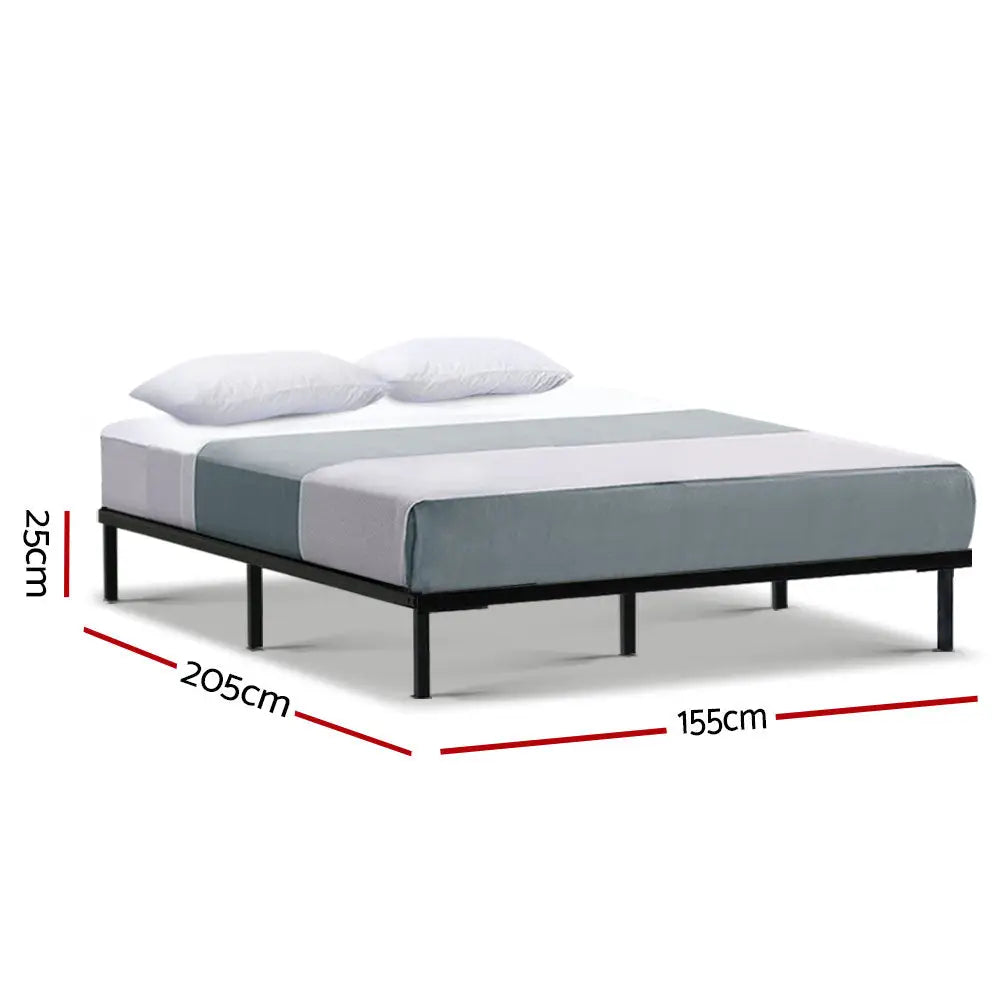Artiss Bed Frame Queen Size Metal Frame TED - Furniture > Bedroom