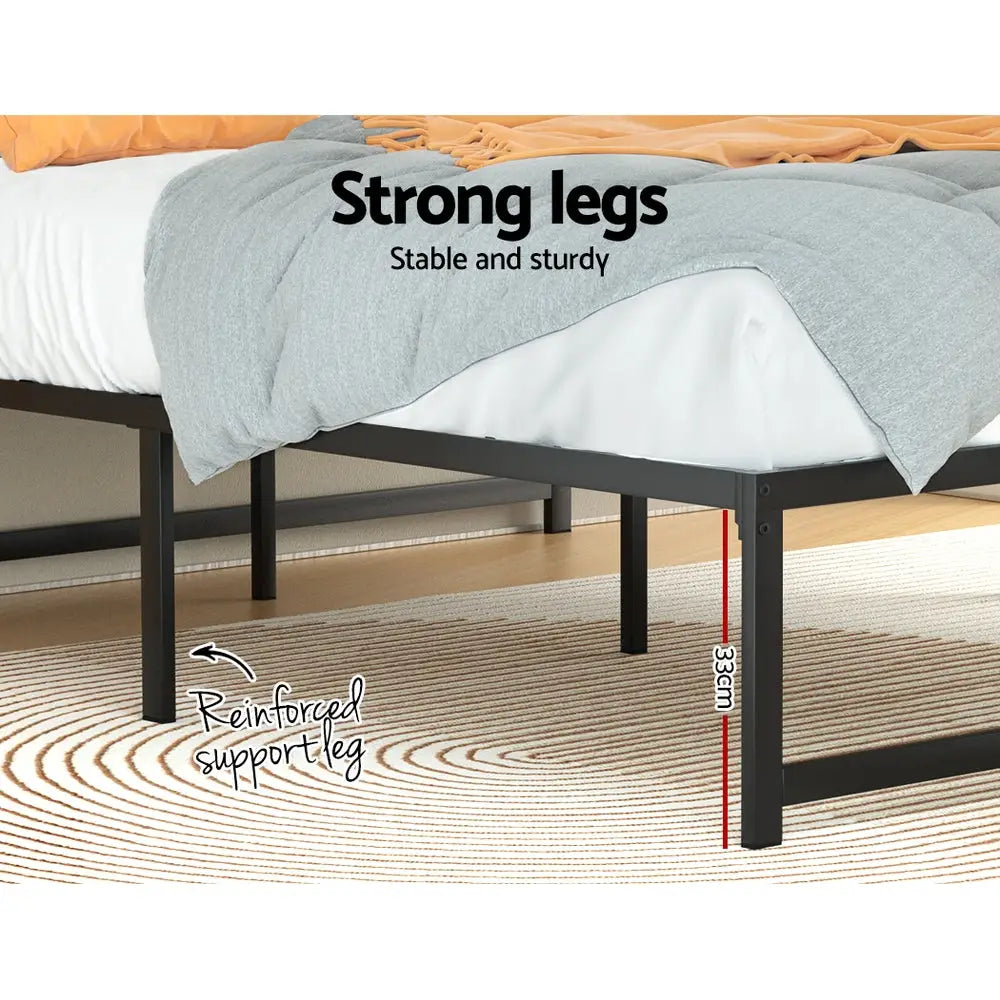 Artiss Bed Frame Queen Size Metal Frame TINO - Furniture > Bedroom > Beds & Bed Frames