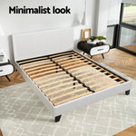 Artiss Bed Frame Queen Size White NEO - Furniture > Bedroom > Beds & Bed Frames
