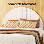 Artiss Bed Frame Queen Size Wooden White DALY - Furniture > Bedroom > Beds & Bed Frames