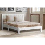 Artiss Bed Frame Queen Size Wooden White SOFIE - Furniture > Bedroom