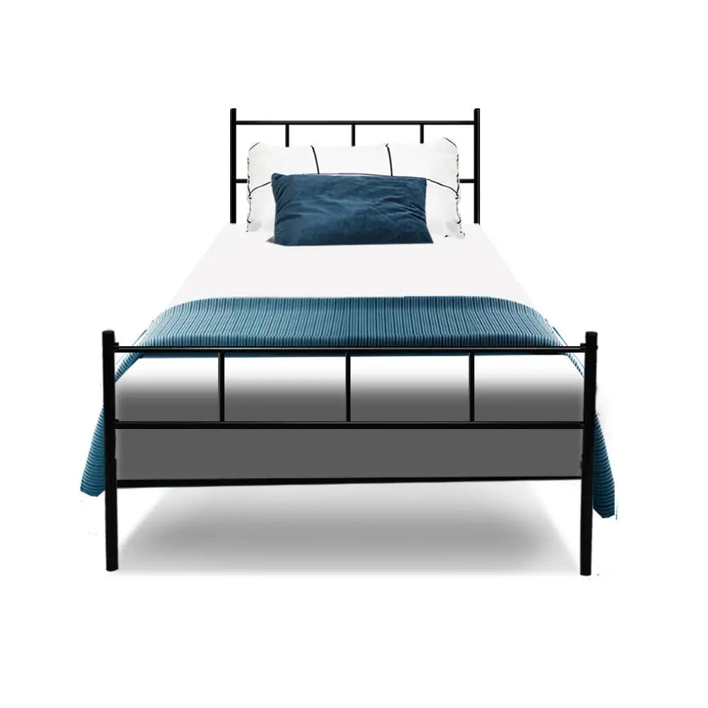 Artiss Bed Frame Single Metal Bed Frames SOL - Furniture > Bedroom