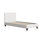 Artiss Bed Frame Single Size Boucle NEO - Furniture > Bedroom