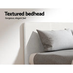 Artiss Bed Frame Single Size Boucle NEO - Furniture > Bedroom