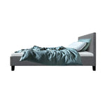 Artiss Bed Frame Single Size Grey NEO - Furniture > Bedroom