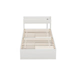 Artiss Bed Frame Single Size Mattress Base wtih Charging Ports 2 Storage Drawers - Furniture > Bedroom > Beds & Bed