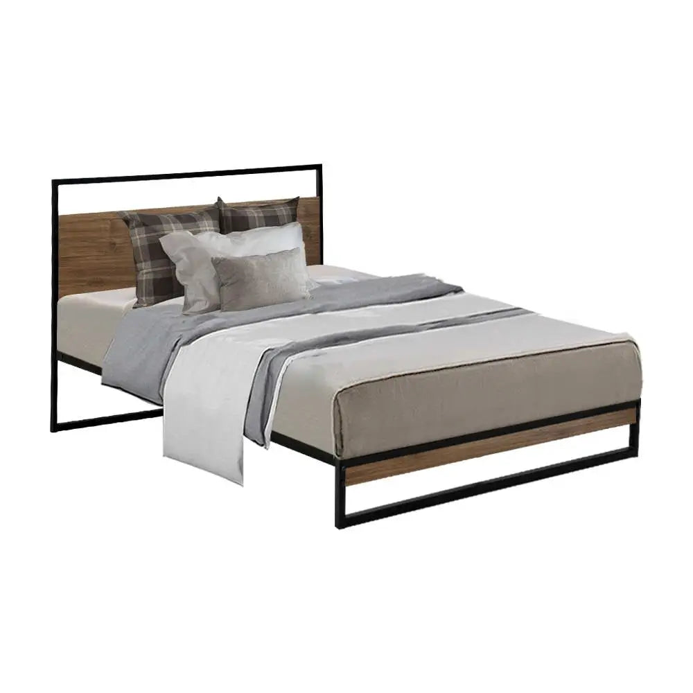 Artiss Bed Frame Single Size Metal Frame DANE - Furniture > Bedroom