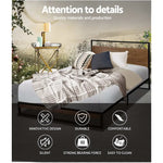 Artiss Bed Frame Single Size Metal Frame DANE - Furniture > Bedroom