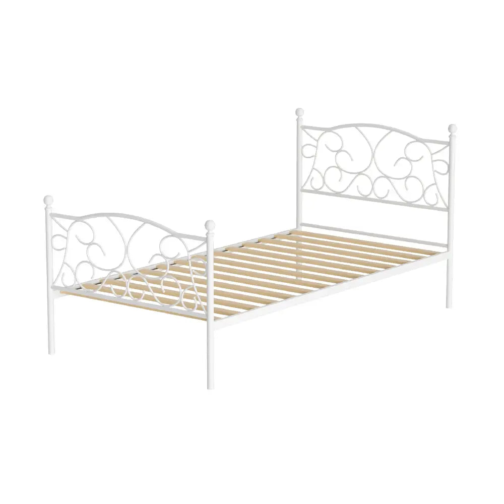 Artiss Bed Frame Single Size Metal Frame GROA - Furniture > Bedroom