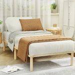 Artiss Bed Frame Single Size Wooden Base Mattress Platform Timber Pine AMBA - Furniture > Bedroom > Beds & Bed Frames