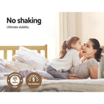 Artiss Bed Frame Single Size Wooden Oak SOFIE - Furniture > Bedroom