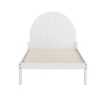 Artiss Bed Frame Single Size Wooden White DALY - Furniture > Bedroom > Beds & Bed Frames