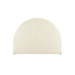Artiss Bed Head Double Size Boucle - GREI White - Furniture > Bedroom