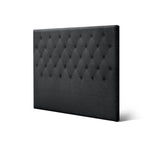 Artiss Bed Head Double Size Fabric - CAPPI Charcoal - Furniture > Bedroom