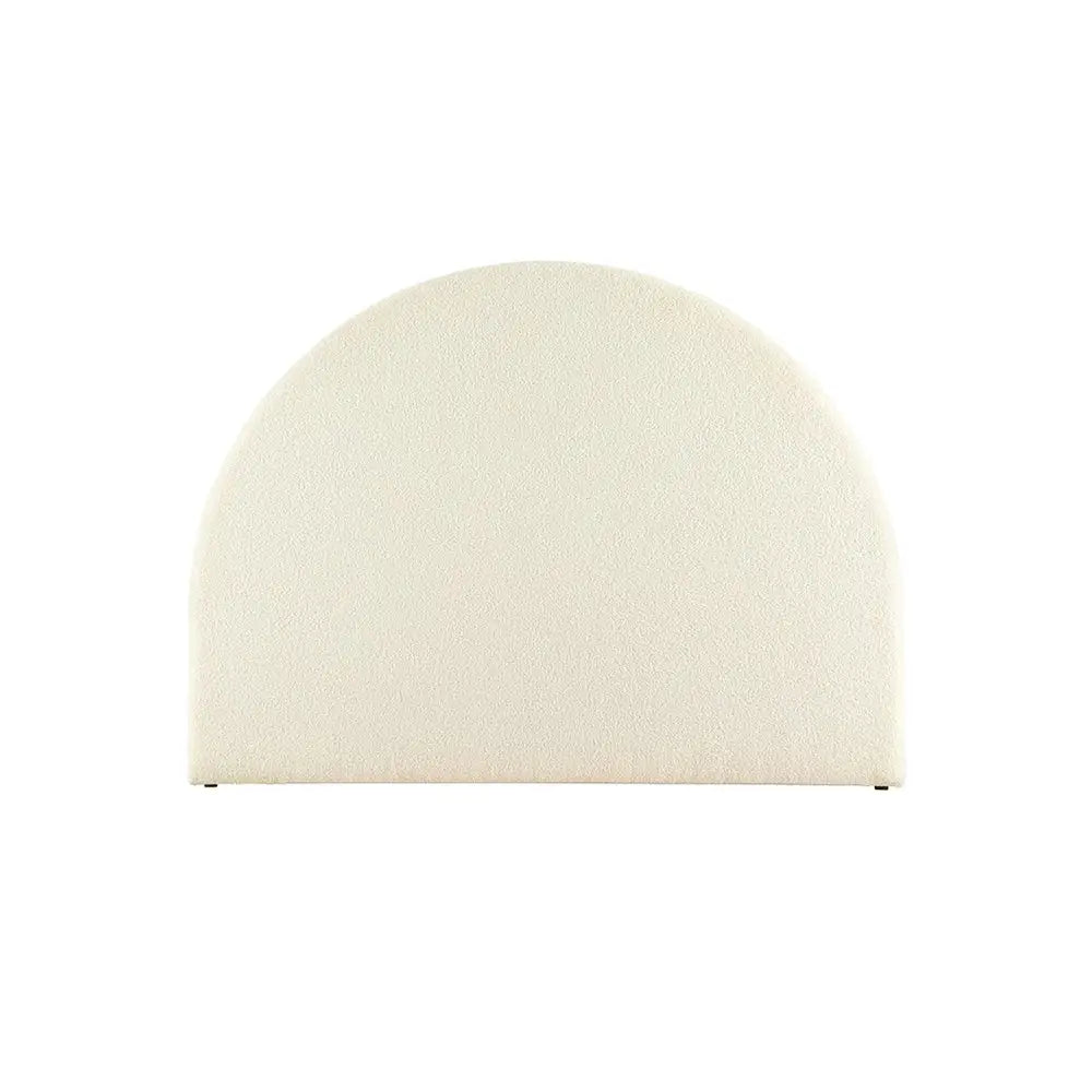 Artiss Bed Head Headboard Bed Frame Queen Boucle - GREI White - Furniture > Bedroom > Beds & Bed Frames