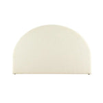 Artiss Bed Head King Size Boucle - GREI White - Furniture > Bedroom