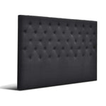 Artiss Bed Head King Size Fabric - CAPPI Charcoal - Furniture > Bedroom