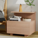 Artiss Bedside Table 1 Drawer - Pine - Furniture > Bedroom > Bedside Tables