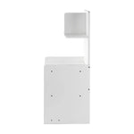 Artiss Bedside Table 1 Drawer with Shelves - EVERMORE White - Furniture > Bedroom