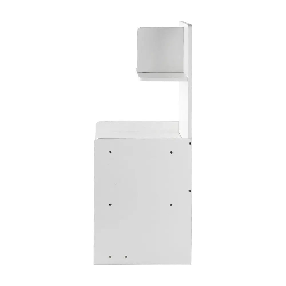 Artiss Bedside Table 1 Drawer with Shelves - EVERMORE White - Furniture > Bedroom