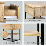 Artiss Bedside Table 1 Drawers with Shelf - CASEY - Furniture > Bedroom