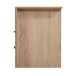 Artiss Bedside Table 2 Drawers with Shelf - TARA Oak - Furniture > Bedroom