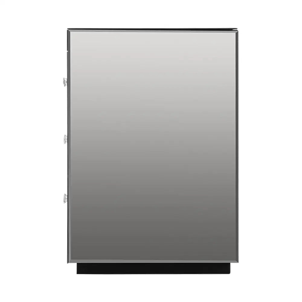 Artiss Bedside Table 3 Drawers Mirrored - PRESIA Grey - Furniture > Bedroom