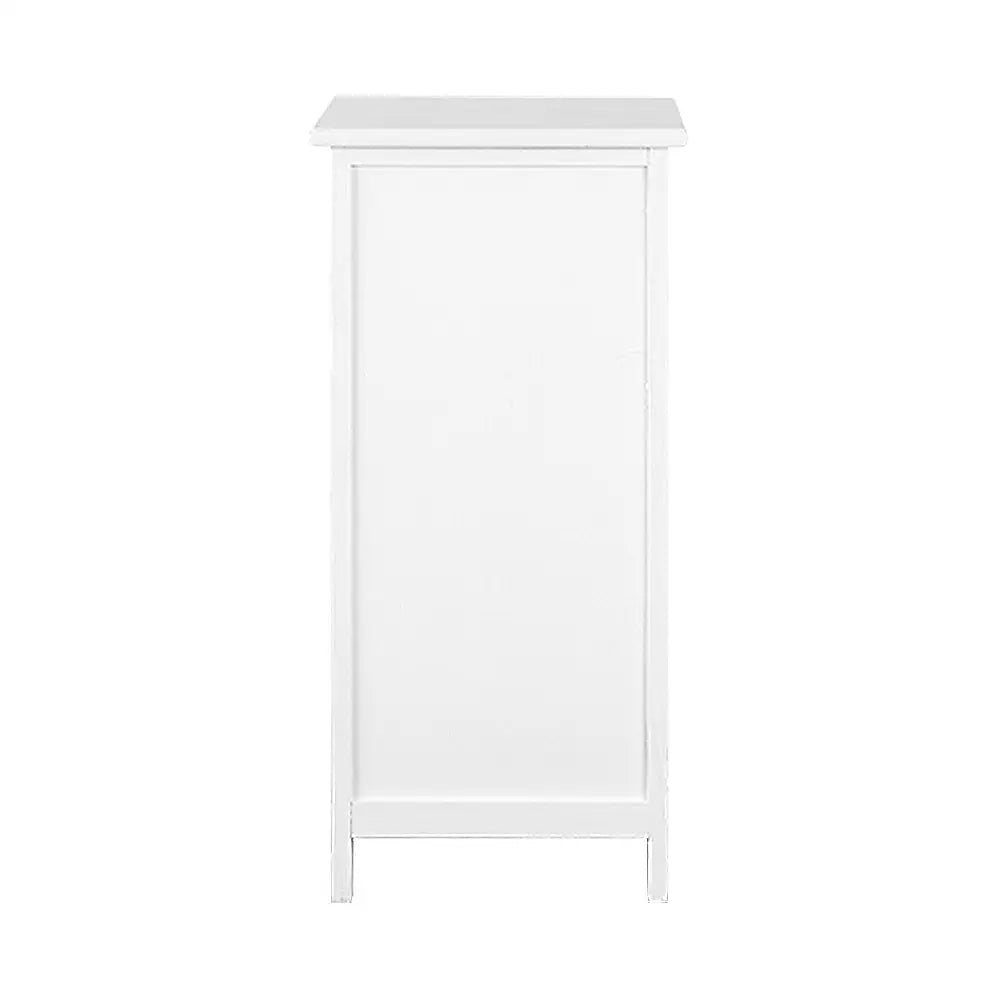 Artiss Bedside Table Bathroom Storage Cabinet 3 Drawers White - Furniture > Bedroom