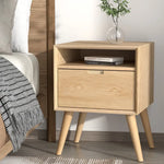 Artiss Bedside Table Drawers Side Table Shelf Storage Cabinet Nightstand GORR - Furniture > Bedroom
