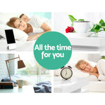Artiss Bedside Table LED 3 Drawers - COLEY White - Furniture > Bedroom