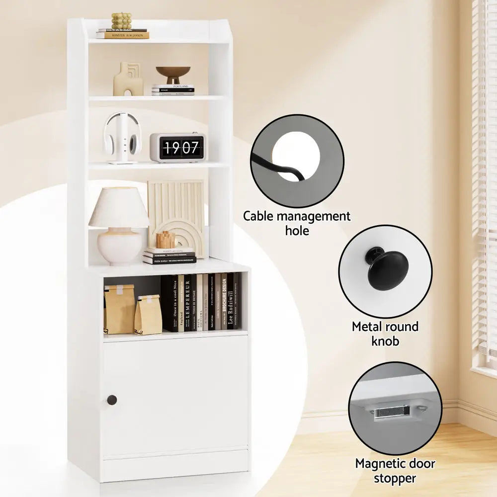 Artiss Bedside Table Nightstand Charging Station - Furniture > Bedroom > Bedside Tables