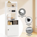 Artiss Bedside Table Nightstand Charging Station - Furniture > Bedroom > Bedside Tables