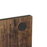 Artiss Bedside Table Shelves Side End Table Storage Nightstand Rust Oak UMENI - Furniture > Living Room