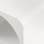 Artiss Bedside Table Shelves Side End Table Storage Nightstand White ARCHED - Furniture > Bedroom > Bedside Tables