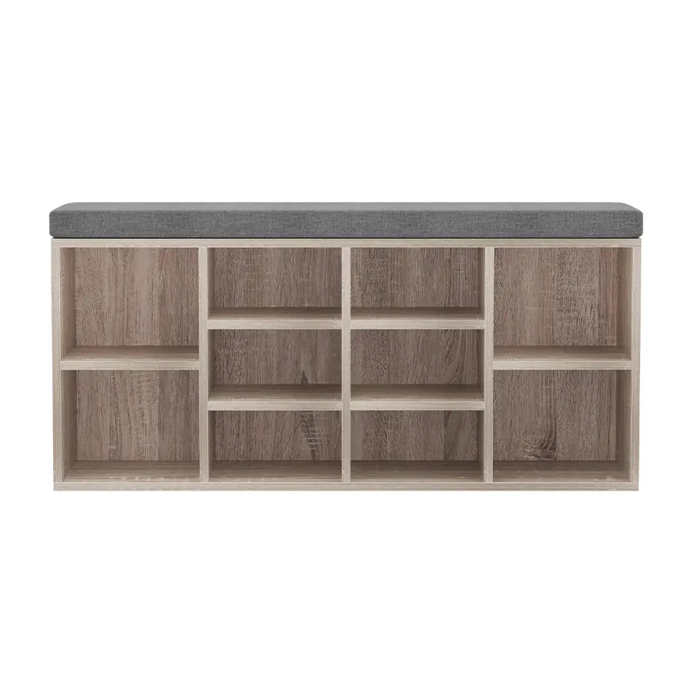Artiss Bench Wooden Shoe Rack Storage - Furniture > Living Room