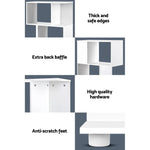 Artiss Bookshelf 3 Tiers - NINA White - Furniture > Living Room > Bookcases & Shelves