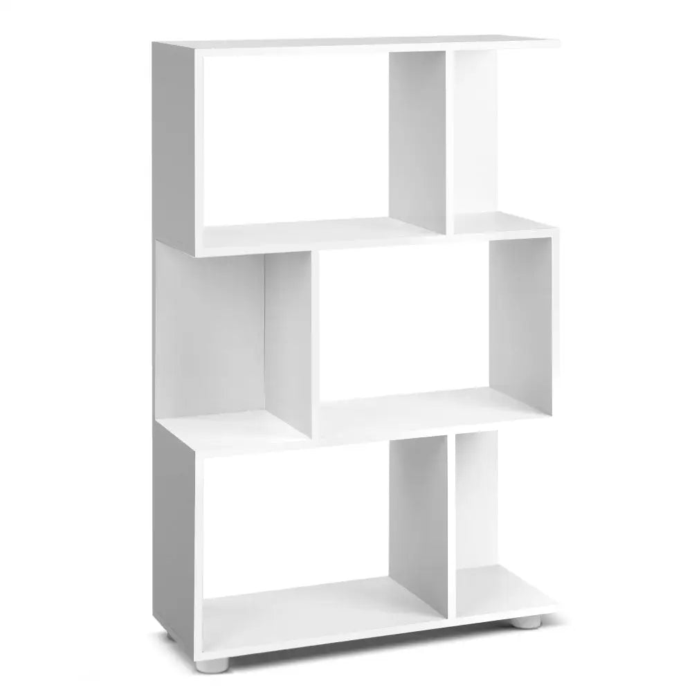 Artiss Bookshelf 3 Tiers - NINA White - Furniture > Living Room > Bookcases & Shelves